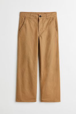 Baggy Fit Cotton Chinos