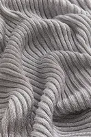 Shimmery Rib-knit Dress