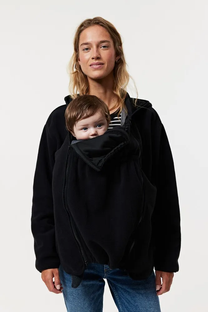 H&M MAMA Before & After Babywearing Fleece Jacket