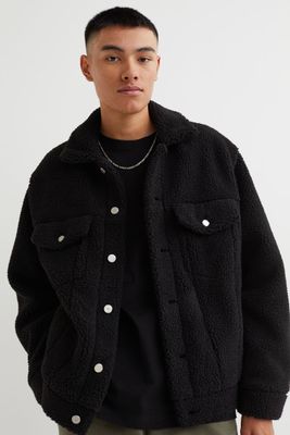 Oversized Faux Shearling Jacket