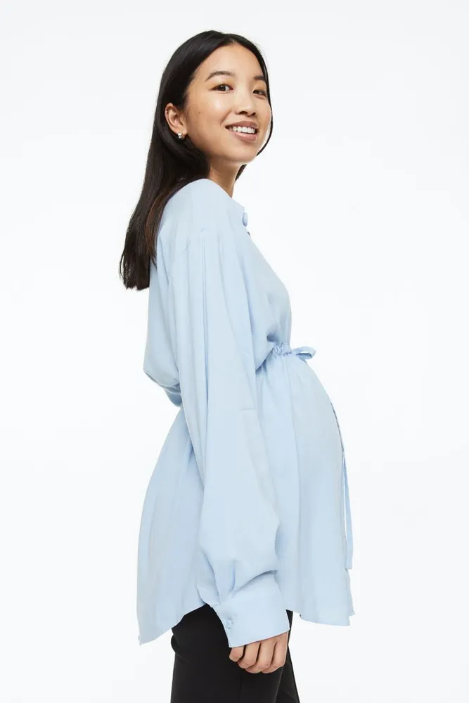 MAMA Tie-belt Shirt Dress