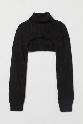 Crop Turtleneck Sweater