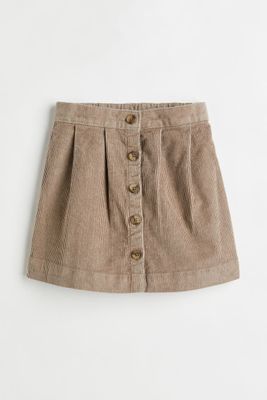 Cotton Corduroy Skirt