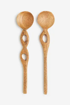 2-pack Wooden Serving Spoons