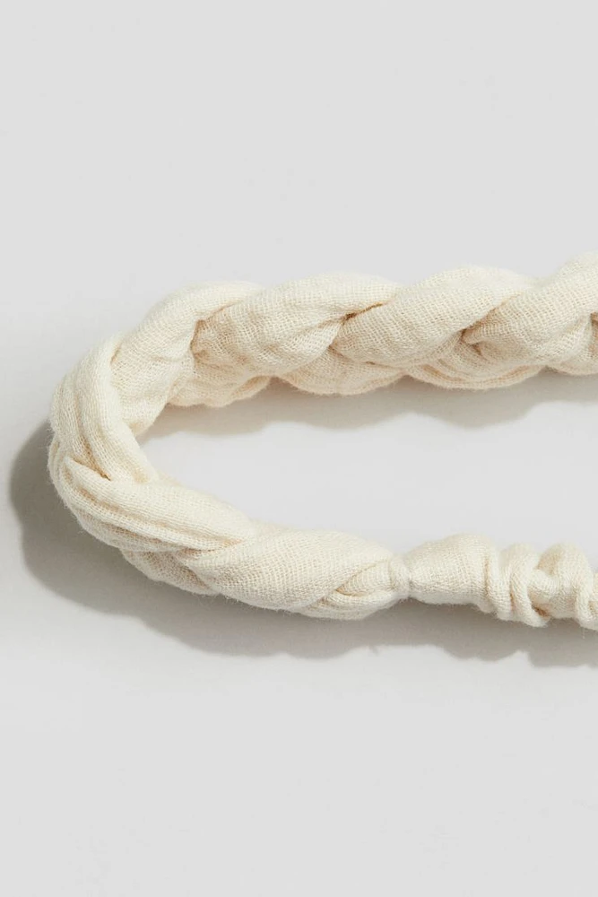 Braided Muslin Hairband