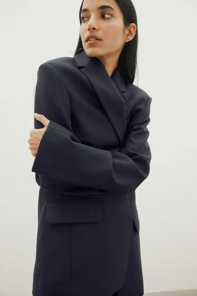 The Petite Cutaway Blazer in Bi-Stretch