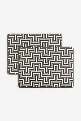 2-pack Graphic-print Placemats