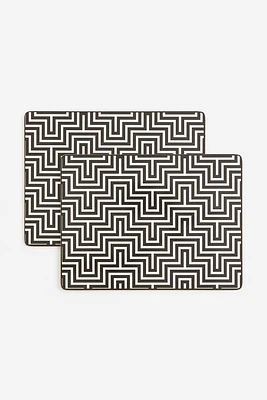 2-pack Graphic-print Placemats