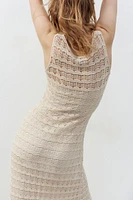 Pointelle-knit Dress