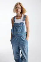 Straight Denim Overalls