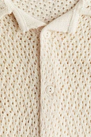 Pointelle-knit Shirt