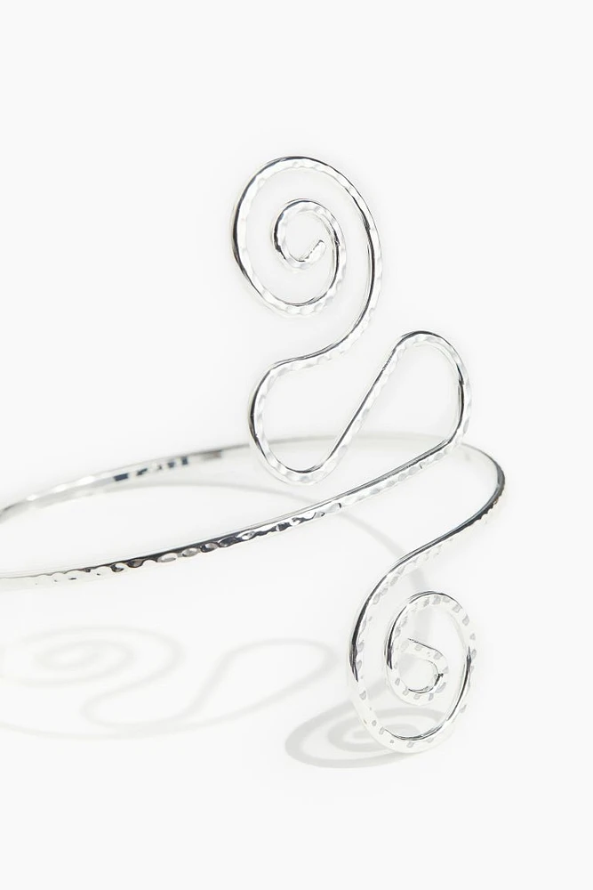 Swirling Arm Cuff Bracelet