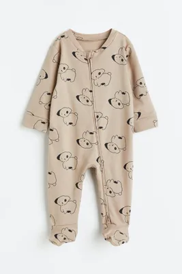 Printed Pajama Jumpsuit
