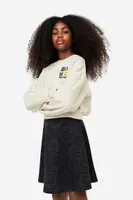 2-piece Sweatshirt and Skirt Set