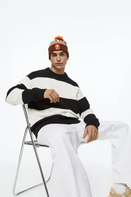 Relaxed Fit Cotton Sweater