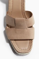 Wedge-heeled Suede Espadrilles