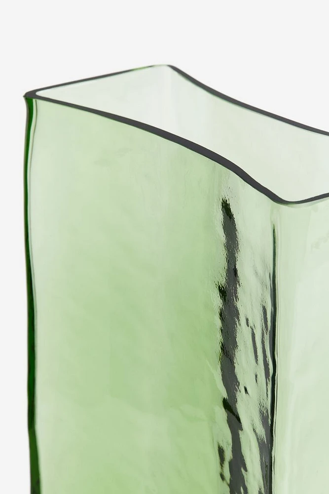 Textured Glass Vase