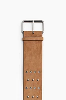 Studded Grommet Belt