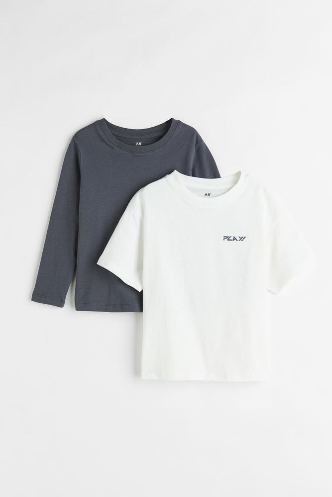 Boys - Blue Cotton T-Shirt - Size: 5T/6 (4-6Y) - H&M