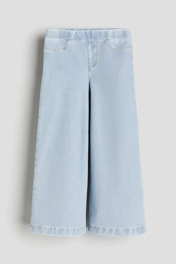 Wide Denim-look Pants