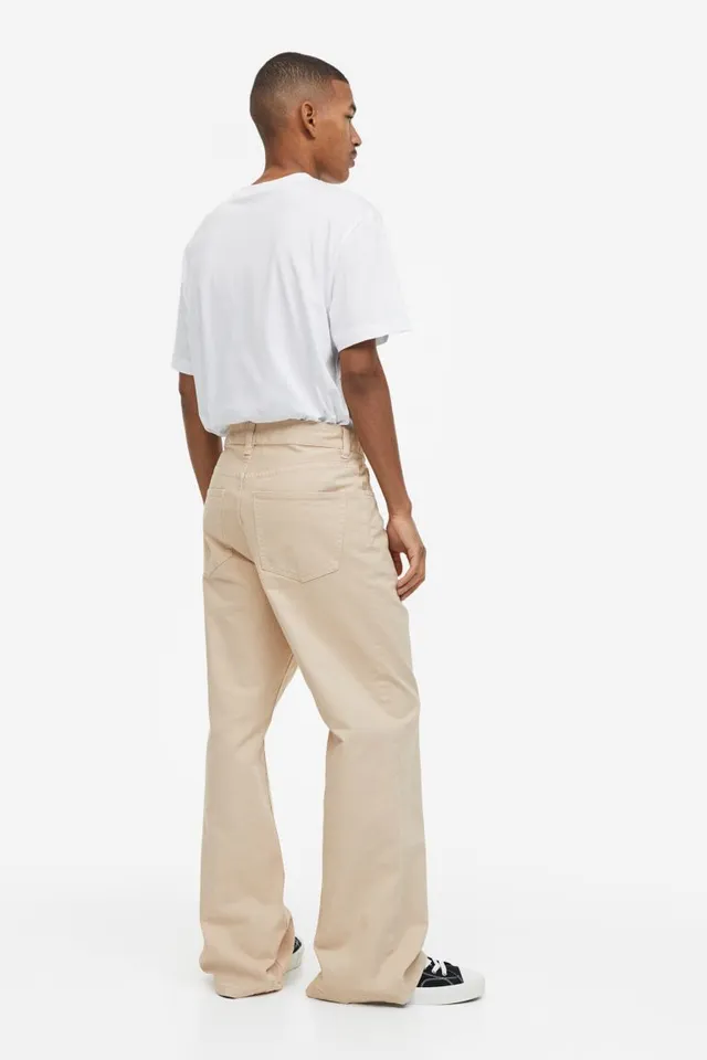 Loose Fit 5-pocket Twill Pants