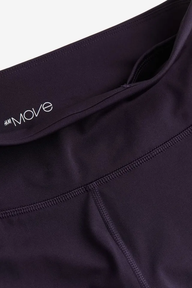 DryMove™ Wrapover-waist Sports Leggings