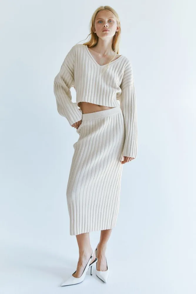 Rib-knit Skirt