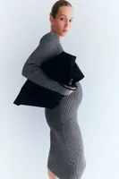 MAMA Rib-knit Dress