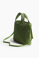 Straw Crossbody Bag