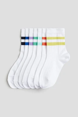 7-pack Rib-knit Socks