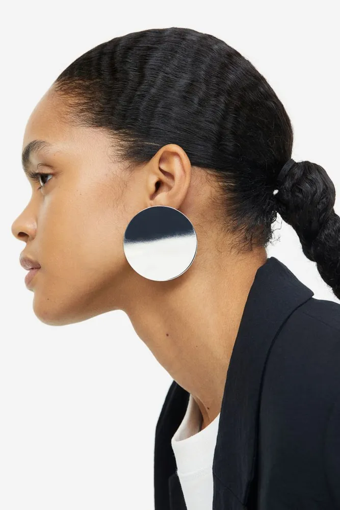 Boucles d’oreilles en forme de disques