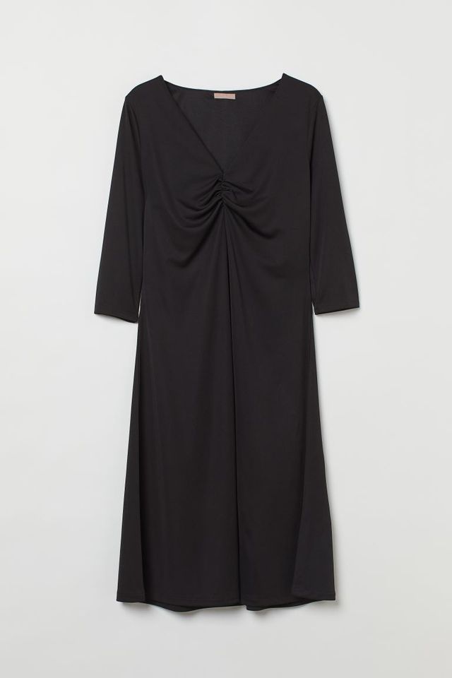 Tommy Hilfiger Plus 3/4-Sleeve Belted Midi Dress