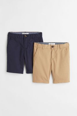 2-pack Cotton Chino Shorts