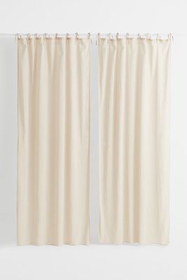 2-pack Linen-blend Curtains