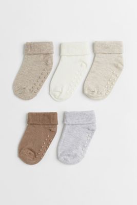 5-pack Non-slip Socks