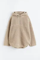 Half-zip Teddy Hoodie