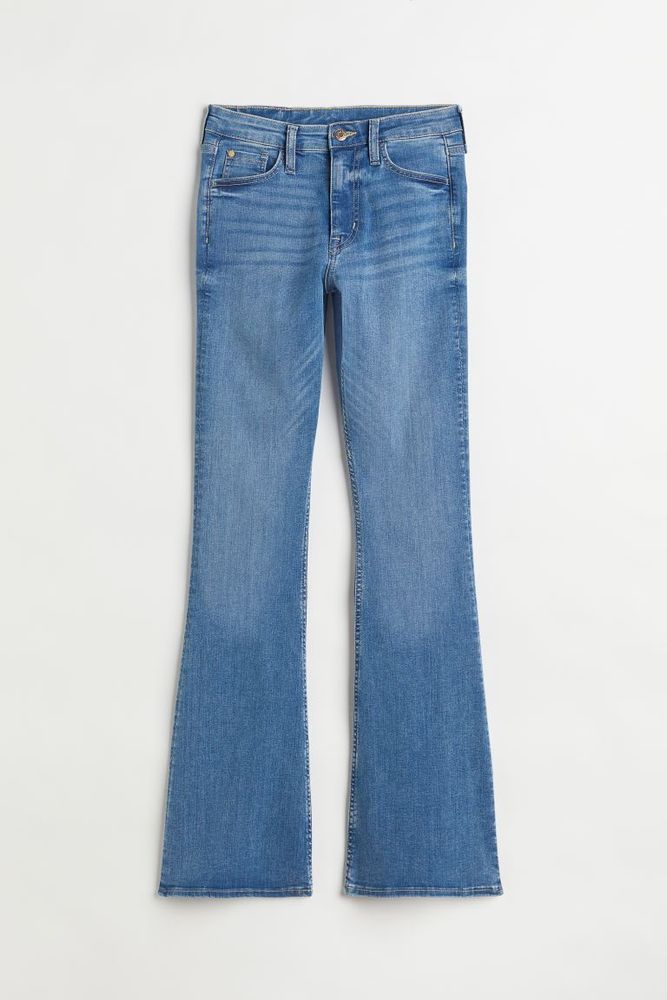 H&M Flared Ultra High Jeans