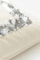 Cushion Cover with Flip-sequin Motif