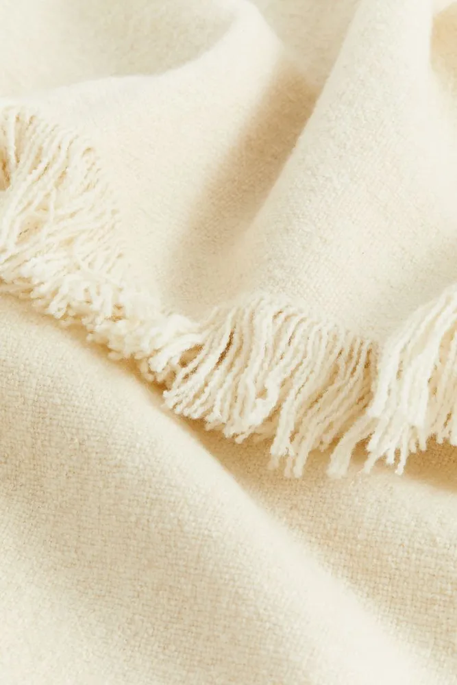 Wool-blend Throw