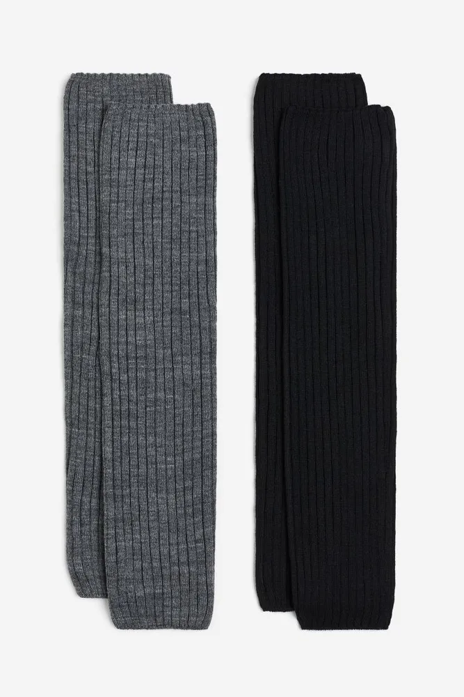 H&M 2-pack Rib-knit Leg Warmers