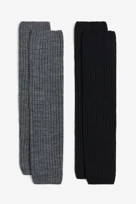 2-pack Rib-knit Leg Warmers