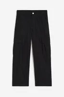 Lined Cotton Cargo Pants