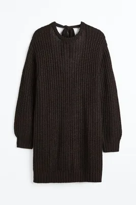 H&M+ Open-backed Knit Dress