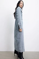 Vestido camisa en denim