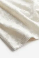 Long-sleeved Velour Top