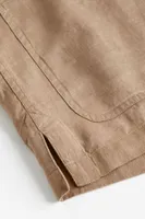 Regular Fit Unconstructed Linen Jacket