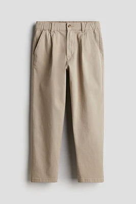 Pantalon coutil en sergé de coton