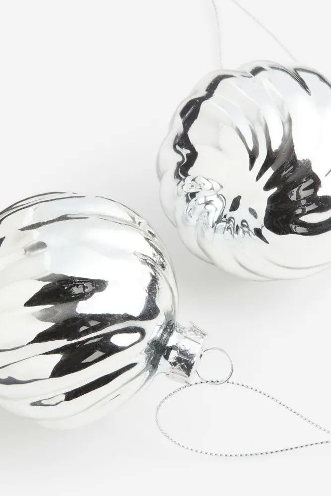 2-pack Esferas navideñas de vidrio