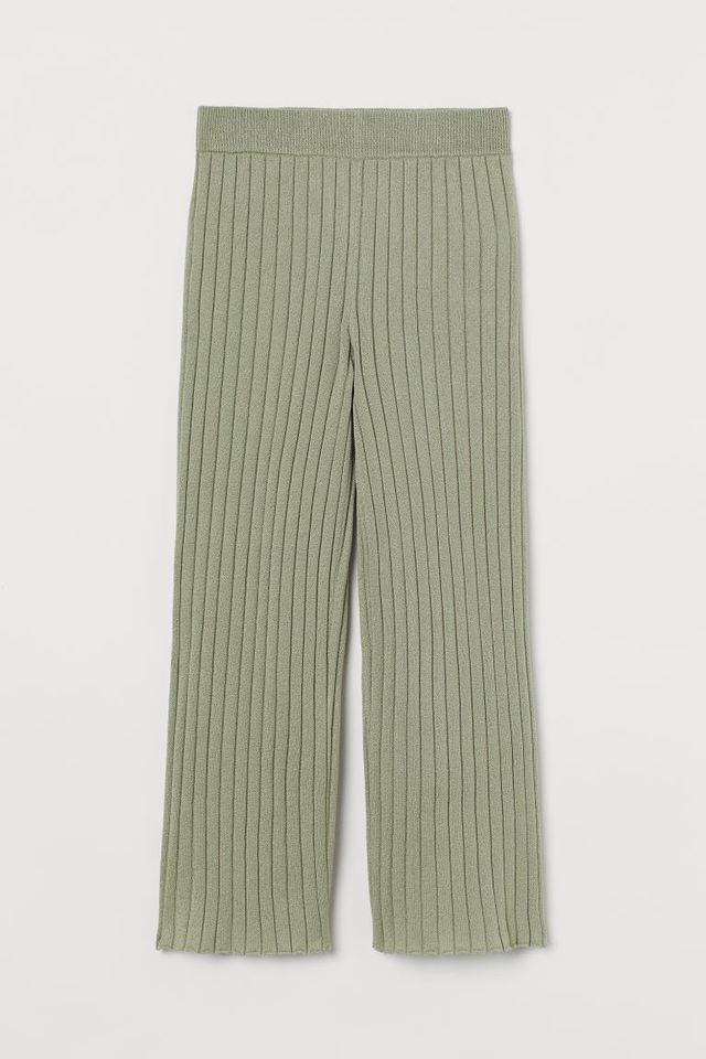 Rib-knit Pants, 25 H&M Pieces That Will Have People Complimenting You All  the Time