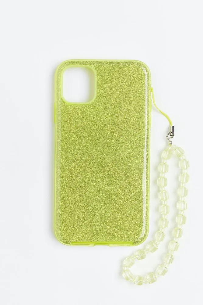 Funda para iPhone con brillos y decoración